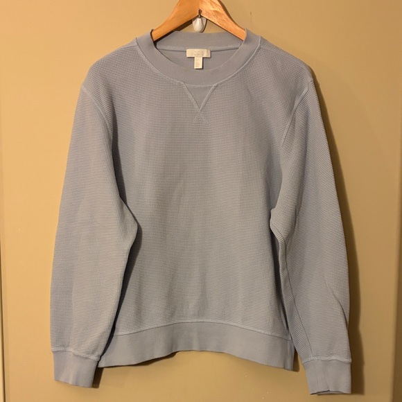 COS Light Blue Textured Sweatshirt (s35) - Picture 2 of 6